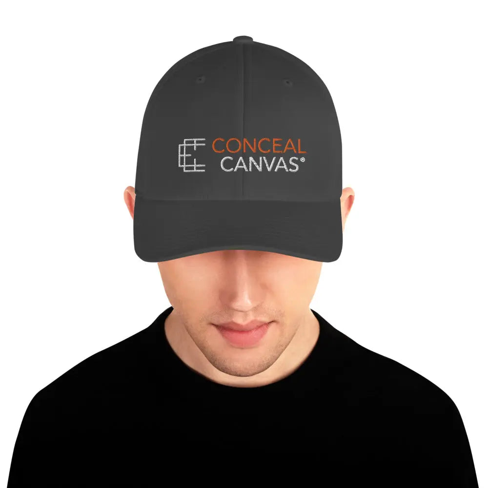 Conceal Canvas Fitted Twill Cap - Conceal Canvas