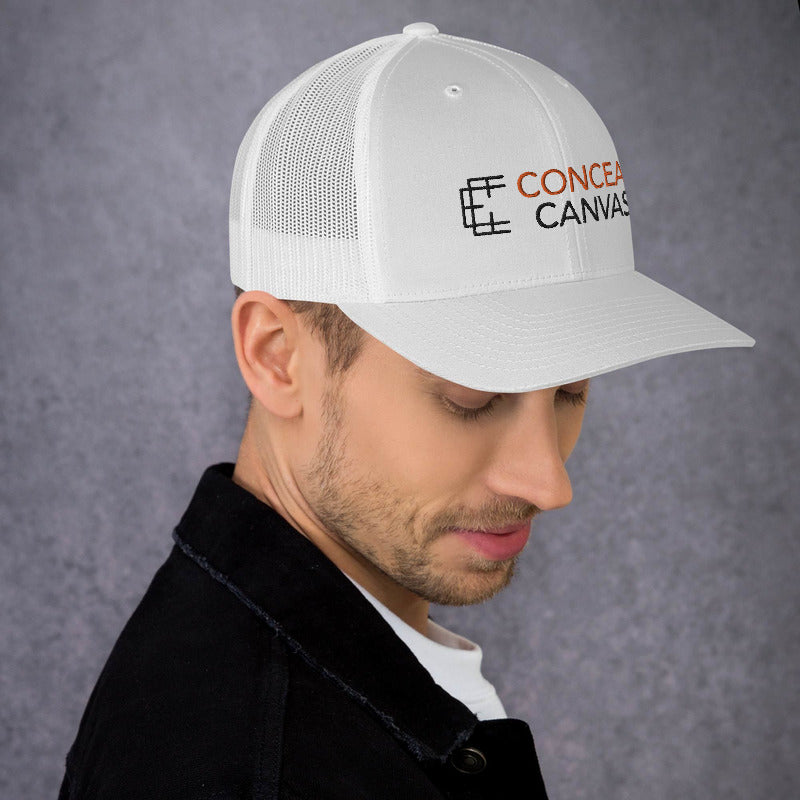 Conceal Canvas Trucker Cap - Conceal Canvas
